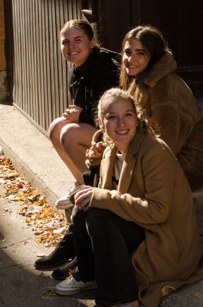Some young local women.
