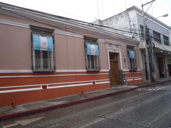 The former home of Mariano Beltranena y Llanos, a prominent liberal politician of the 1820s, who signed the4 declaratiojn of independence from Spain and who later served — very briefly — as president of the Central American Federation.  (This is now known as the Ibargüen House, after the family that once owned it.) 