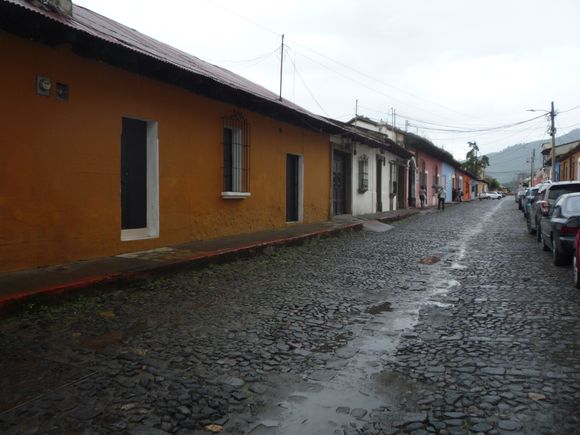 Typical street in Antigua.