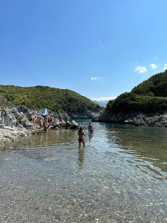 One of many lidi (privately owned beaches charging nominal entrance fee) along that coast, where you can spend the day...no other languages heard that day, save Italian...so much fun..we chatted with so many people who were so welcoming to us
