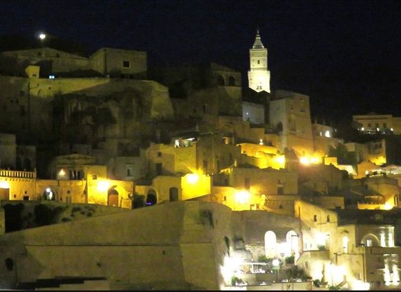 Night time in Matera