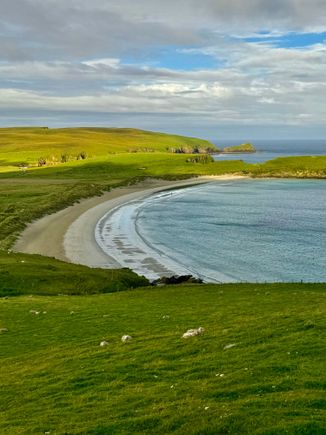 We had a 4.5 hour excursion which took advantage of the unusually good weather. Photo out bus window.