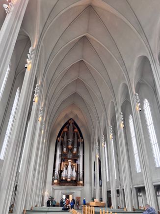 Interior of Hallgrimskirkja - decided not to post a photo of the exterior because it's been done so many times already.