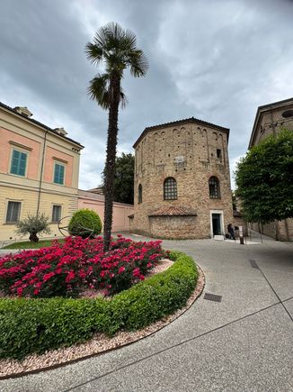Exterior of Battistero Neoniano - Ravenna's oldest intact building
