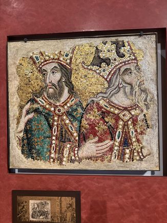 These mosaics are very old