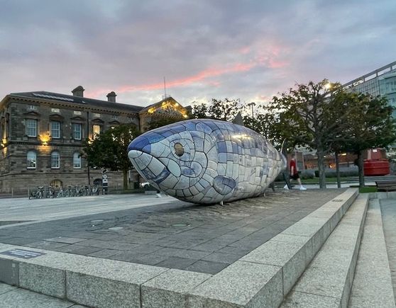 The Big Fish on the riverfront