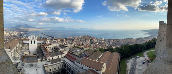 Panoramic views from the castle!