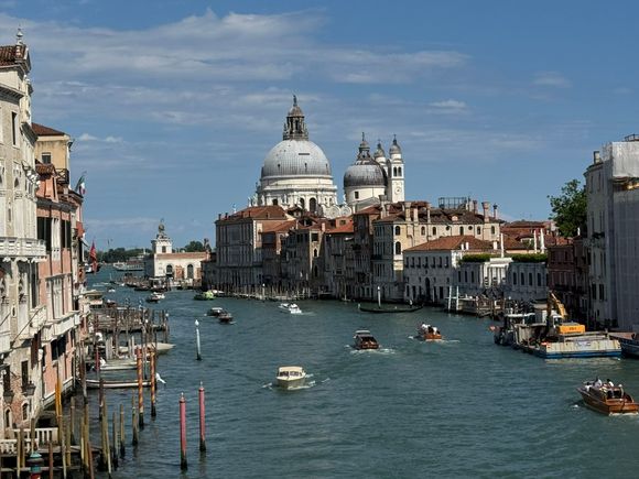 Another view of the Grand Canal with the La Salute Church in the background