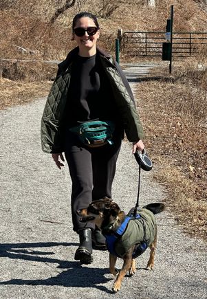 Daughter and granddoggy

