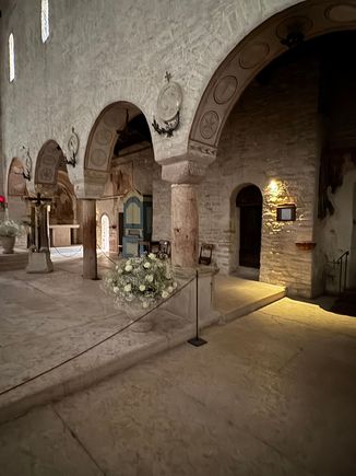 interior view of San Giorgio church