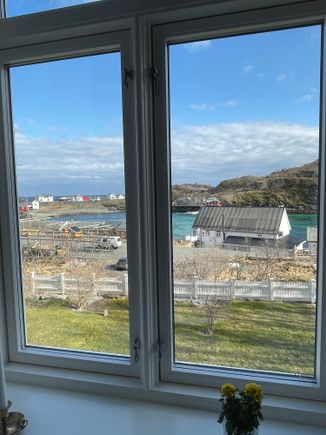 View from bedroom window 