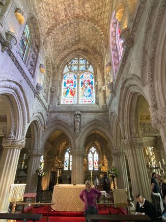 Interior of Rosslyn Chapel