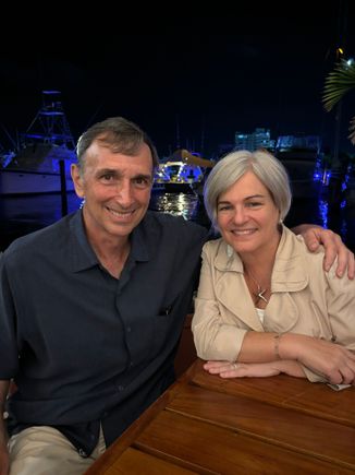 Welcome party with Sandy