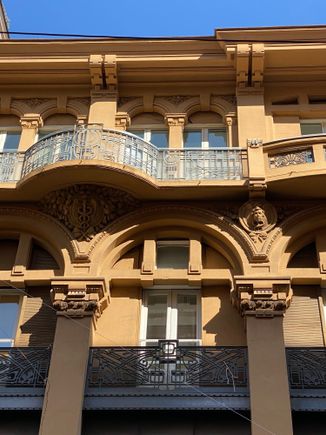 Another striking building along the Via Filangieri