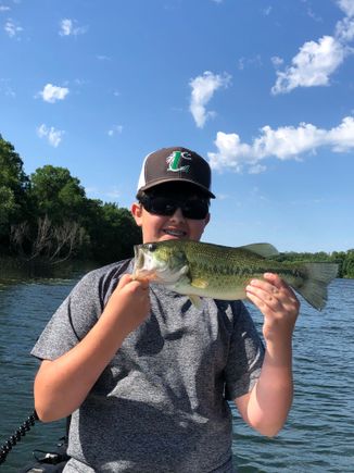 Big K and the biggest Bass of the day