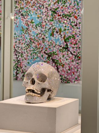 The million dollar skull! Temporary exhibition, Museo Jumex. 