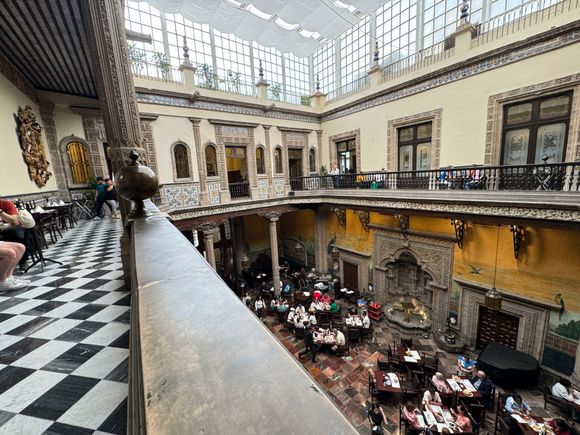 The beautiful interior of the House of Tiles 