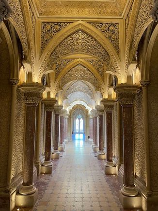 Palace interiors--to ourselves