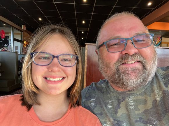 14 year old Chloe is changing fast. I'll take all the one on one I can get from her now a days.