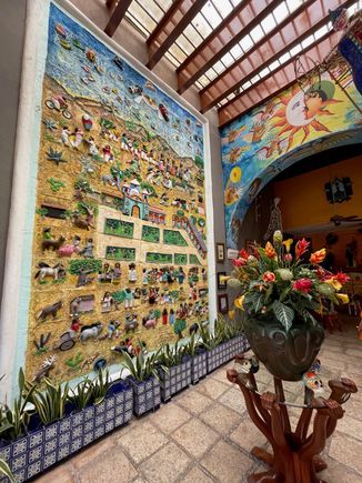 Entry Way.  The casa is 400 years old and was the Mayor's Palace