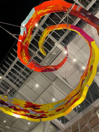 Final shot of the evening coming out of the Tube at Paddington Station.  We put in 23,000 steps today!