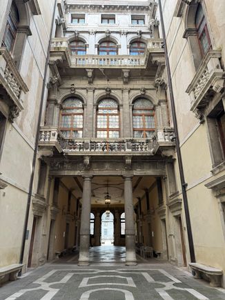 Courtyard of Ca' Rezzonico
