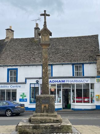 The cross in the center of the Square