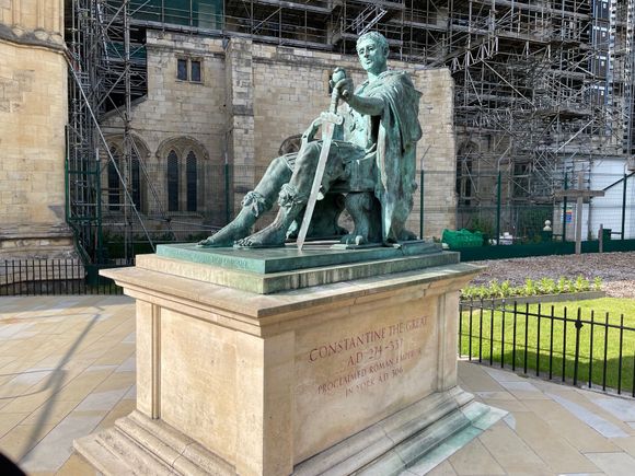 Statue of Constantine the Great.  Apparently he was crowned Emperor here when his dad, Constantine the Not So Great died.  All of this history is second hand.