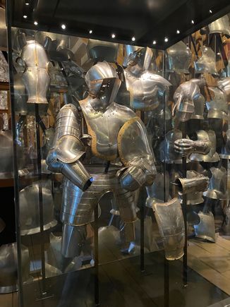 Here is a picture of Henry's armor  in his "fat" Elvis stage