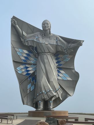 This sculptor is called Dignity, and is in Chamberlin South Dakota.