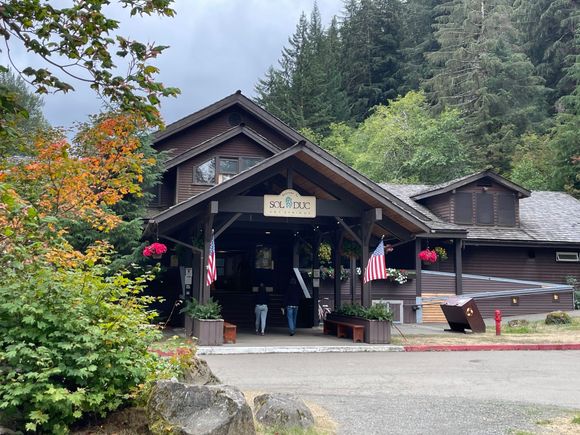 Sol Duc Spring Lodge. More on the springs later