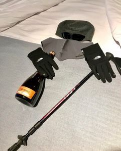 Expedition artistry on our bed
