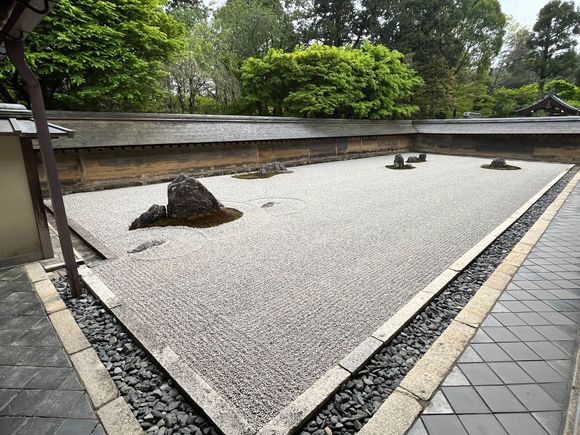Rock garden at Ryoan ji