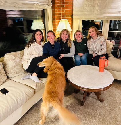 Old friends and Lily. 