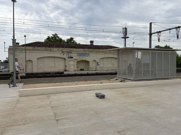 Beaucaire station feels a bit unloved