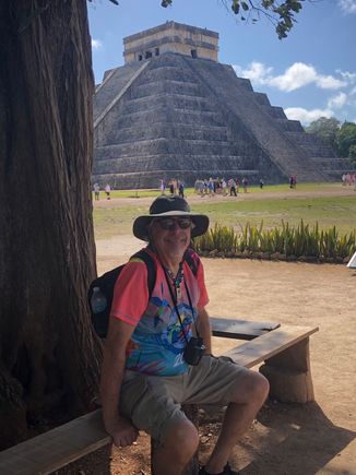 This is me, before four hours exploring