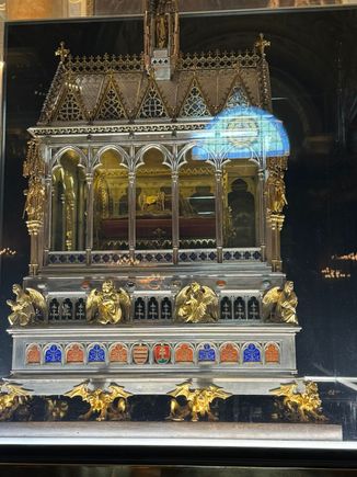 The mummified right hand of King St. Stephen