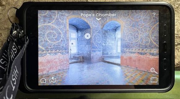 iPad to visualise rooms as they were 