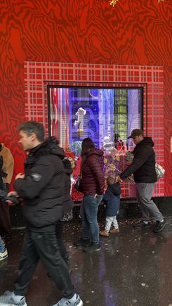 Outside galleries Lafayette 