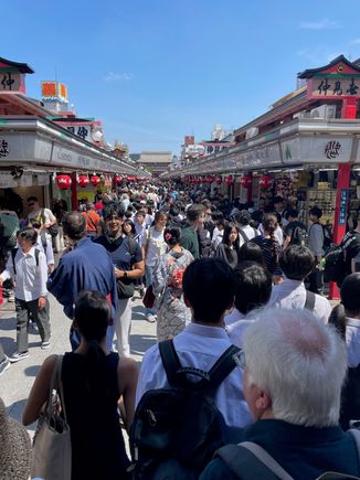 Nakamise Street at 9:30AM...