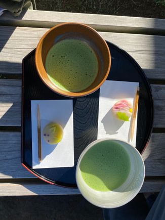 Matcha and sweets 