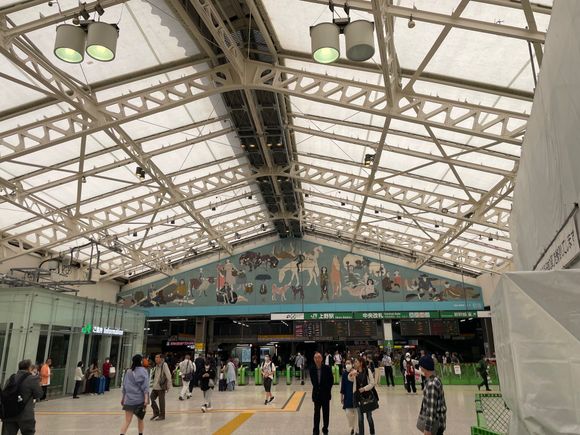 Ueno Station, I'm getting flashbacks from our London Trip