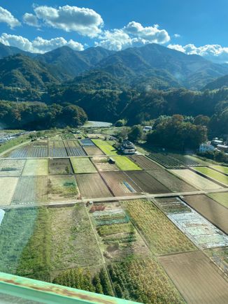 The train ride between Tokyo and Matsumoto 