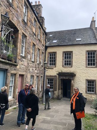 A close where people still live