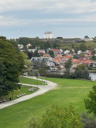 Kristiansten Fortress on the hill