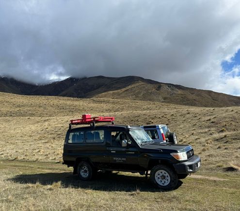At the top of the mountain at the High Country Station
