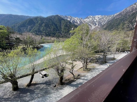 There are worse views from a hotel balcony!