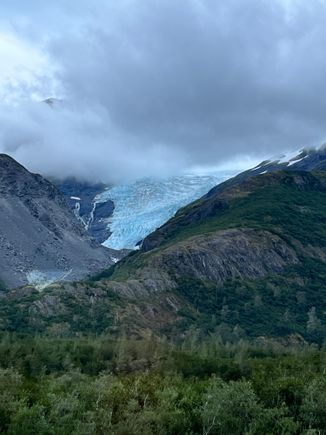 This route is called Glacier Discovery. You see a number of glaciers near Whittier