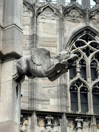One of the 150 gargoyles!