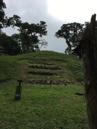 An ancient Lenca mound.
